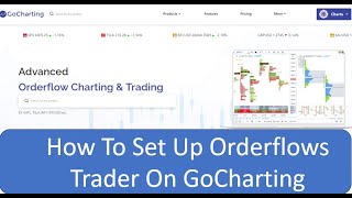 GoCharting Orderflows Trader Chart Setup [upl. by Morven]