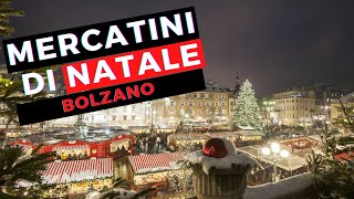 MERCATINI di NATALE BOLZANO  Trenino del Renon Canazei Ortisei e Marmolada [upl. by Noxid359]