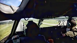 C17 Takeoff and Landing • Cockpit View [upl. by Leynwad97]