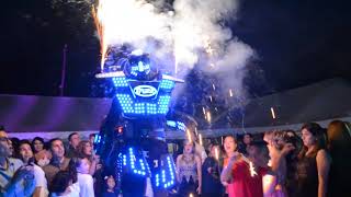 ROBOT ILUMINADO PARA HACER LA MEJOR FIESTA tazz be happy [upl. by Ranee]