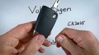 VW Golf 7 remote control key synchronisation re program key VW [upl. by Alaek]