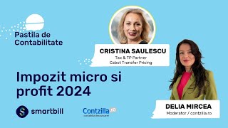 PastilaDeContabilitate S0710  Impozit micro si profit 2024 [upl. by Ruphina]