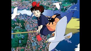 Kikis Delivery Service  A town with an ocean view 1 hour [upl. by Morez659]