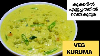 Vegetable Korma Recipe In Malayalam  Kerala Style Veg kurma [upl. by Mohl]