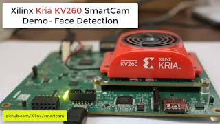 Xilinx Kria KV260 FaceDetection Demo with SmartCam application [upl. by Ratna]