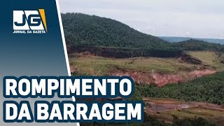 Imagens mostram momento exato do rompimento da barragem em Brumadinho [upl. by Lavotsirc]