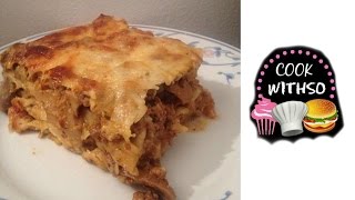 Lasagne bolognaise  Recette simple et rapide Cookwithso [upl. by Yrovi923]