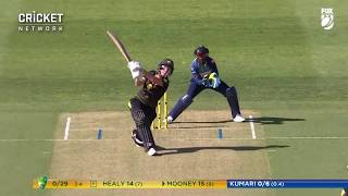 Chamari Atapattu scores maiden T20I century in Sydney  AUS vs SL 1st T20 Women 2019 [upl. by Kere345]