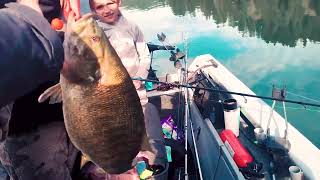 Check out Dworshak fishing with wwwreeltimefishingcom catching Giants 2 at a time [upl. by Idnil]