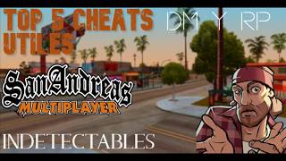 TOP 5 MEJORES CLEO HACKS INDETECTABLES PARA SAMP  GTA SAN ANDREAS PC [upl. by Yuhas]