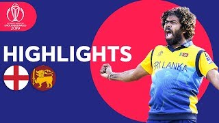 Malinga Stars In Big Upset  England v Sri Lanka  Match Highlights  ICC Cricket World Cup 2019 [upl. by Neimad]