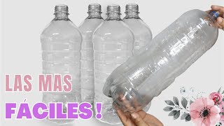 LAS 3 MANUALIDADES MÁS FÁCILES Y ÚTILES QUE HE HECHO Con Botellas Plásticas  POTS [upl. by Hsu161]