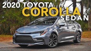 2020 Toyota Corolla Sedan Review  First Drive [upl. by Ona]