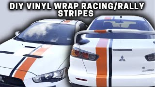 Add Racing  Rally Stripes To Any Car With Vinyl Wrap [upl. by Rojas]