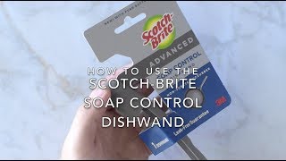 How to Use The Scotch Brite Dishwand [upl. by Dwinnell792]