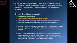 Cenozoic Earth History Quaternary  Part 1 [upl. by Ettelliw]