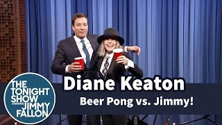 Beer Pong with Diane Keaton [upl. by Adnerad70]