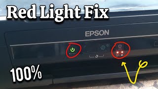 Epson l380 led light Blinking  How to fix l380 l360 l220 l210 led light Blink Seme Time [upl. by Golding791]