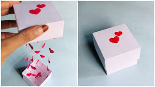 Diy ideas  gift box  paper craft  cute gift box [upl. by Enobe]