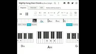 Blues Delight  Slightly Hung Over  Piano Chord [upl. by Abita212]