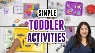 Easy TODDLER ACTIVITIES to Entertain a 23 Year Old at Home [upl. by Collen]