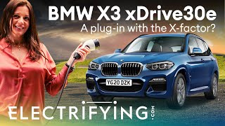 BMW X3 xDrive30e SUV 2021 review – A plugin hybrid with the Xfactor  Electrifying [upl. by Ainaj728]