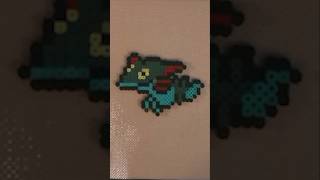 Perler Beads Timelapse Dreepy  Pokémon Pixel Art [upl. by Edna739]