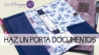 Aprende a hacer porta documentos [upl. by Haem]