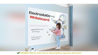 Whiteboard Wall Sticker  Premium Static Cling No Damage to Wall Easy to Clean and Reuse  Perfect [upl. by Garibull]