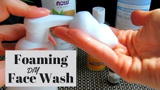 Homemade Foaming Face Wash Recipe for Acne Prone and Sensitive Skin [upl. by Idnam982]