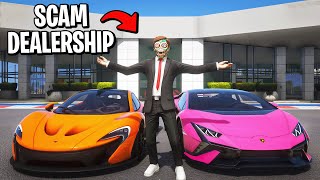 I Opened a Scam Car Dealership in GTA [upl. by Strephonn]