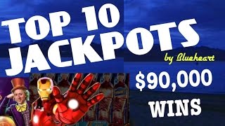 ★★TOP 10 JACKPOTS★★ quotBIGGEST SLOT WINSquot ★ALL TIME BEST JACKPOT HANDPAYS★ [upl. by Eseuqram947]