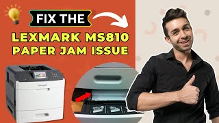 Fix the Lexmark MS810 Paper Jam Issue  Printer Tales [upl. by Annais]