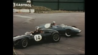 1961 Car Racing original film Wheelspin ‘61 BRSCC By Roscoe Films [upl. by Fogarty]