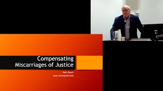 Compensating Miscarriages of Justice CCCJ Seminar [upl. by Langbehn]