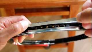 How To Replace A Bumper Guard And Add Lead Tape To A Tennis Racket [upl. by Aroon]