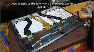 How to Replace Your Samsung Galaxy Tab A 80 SMP355Y Battery [upl. by Ellenid]