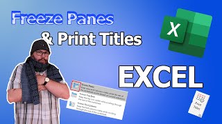 How to Freeze Panes amp Print Tiles in Excel [upl. by Ateuqirne341]