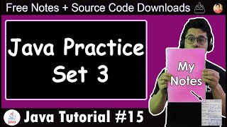 Java Practice Questions on Strings Practice Set on Java Strings Must Solve [upl. by Knarf838]