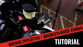 Bremse entlüften Bremszyliner Einbau  Tutorial  Gearparts24 [upl. by Darby550]