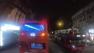 Full Route Visual London Bus Route N171 Hither GreenTottenham Court Road EH188 YY67URS [upl. by Aimas220]