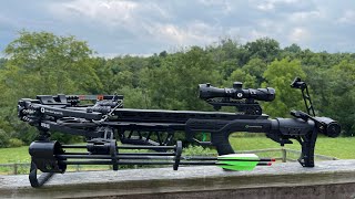 CenterPoint Amped 425 Review Fast And Affordable Crossbow Also A Slight Accident While Shooting [upl. by Clabo]