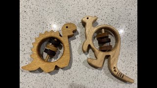 DIY Wooden Baby Rattles  CNC Made  Plans Included [upl. by Omero]