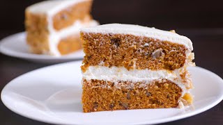 Moist Carrot Cake Recipe [upl. by Rilda]