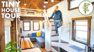 BIG Beautiful TINY HOUSE with Spacious amp Modern Design  Full Tour [upl. by Triplett567]