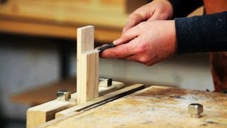 How to Use a Wood Chisel  Woodworking [upl. by Wemolohtrab471]