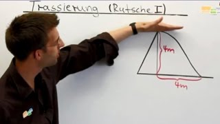 Trassierung – Rutsche I – Modellierung durch den Graph einer ganzrationalen Funktion [upl. by Marty912]