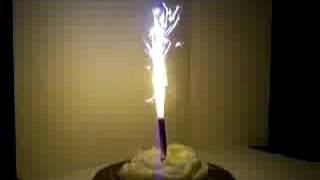 How to light Birthday Cake Sparklers [upl. by Anderea614]