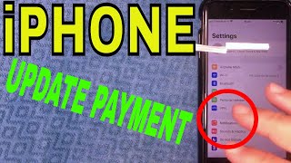 ✅ How To Update Payment Method On iPhone 🔴 [upl. by Pleione687]