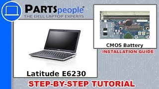 Dell Latitude E6230 P14T001 CMOS Battery Replacement  HowTo Video Tutorial [upl. by Archibold]